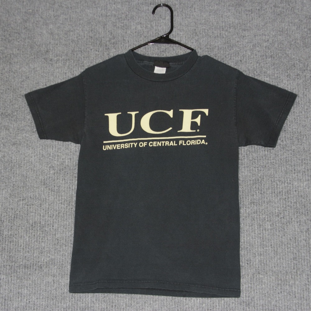 UCF‎ Knights University of Central Florida T Shirt Mens Small Black Yikes